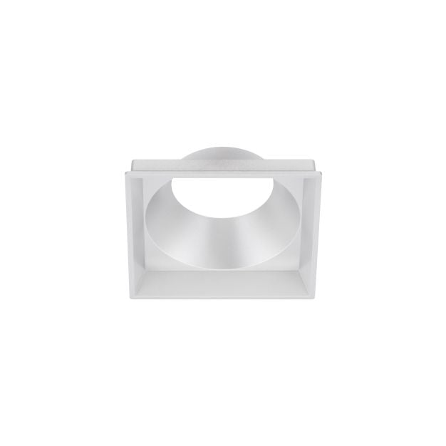 Nova Luce Wall Washer - vierkante cover voor inbouwspot - mat zilver