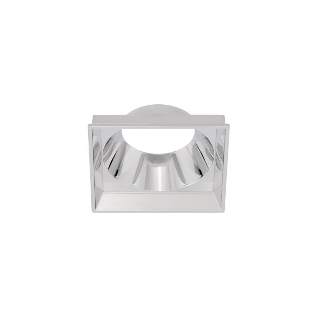 Nova Luce Wall Washer - vierkante cover voor inbouwspot - zilver