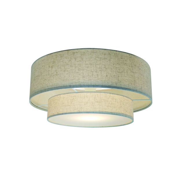 Nordlux Malodin - plafondlamp - Ø 50 x 22 cm - beige