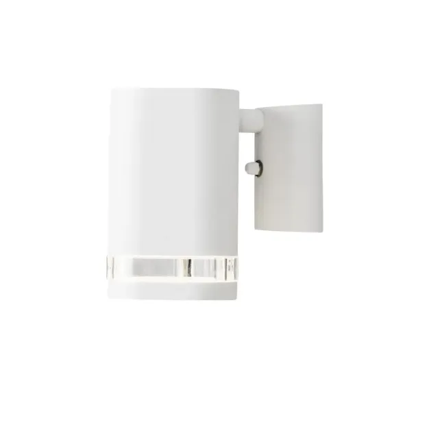 Konstsmide Modena - buiten wandlamp - 8,5 x 14,5 x 13 cm - IP44 - wit