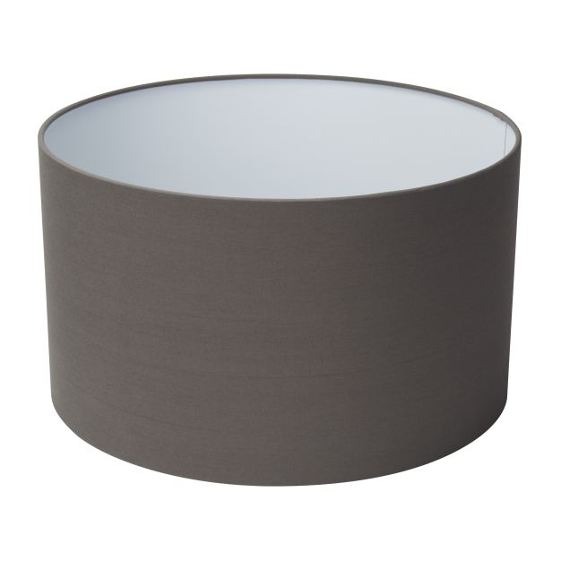 Projectlight Drum - lampenkap - Ø 30 x 16,5 cm - grijs katoen