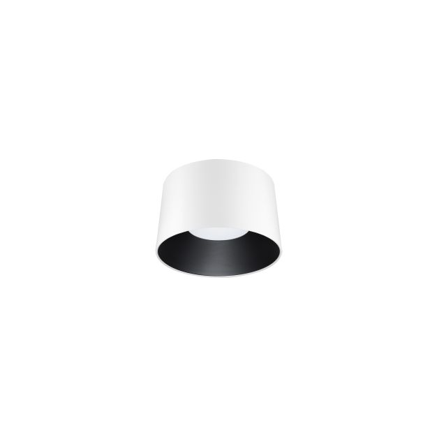 Nova Luce Atil - plafondlamp - Ø 35 x 22 cm - 24W LED incl. - zandwit en zwart