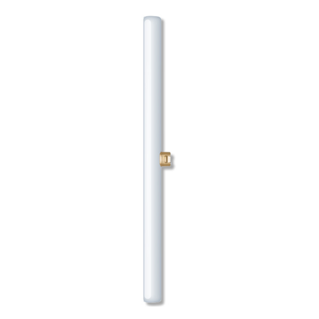 Segula LED lamp - Design Line - Ø 3 x 50 cm - S14d - 8W dimbaar - 1900K - melkglas