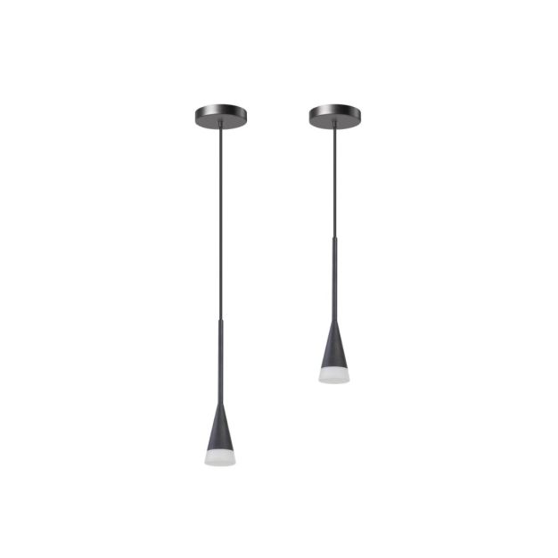 ETH Defender - hanglamp - Ø 7 x 200 cm - zwart
