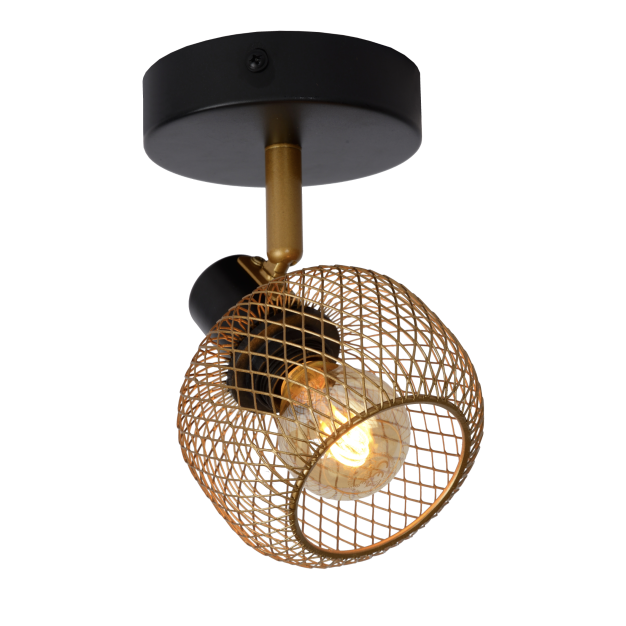 Lucide Maren - opbouwspot - 10 x 14,5 x 15 cm - Goud