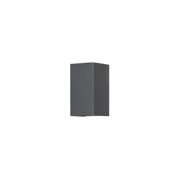 Konstsmide Cremona High Power - wandlamp buiten met 2 regelbare lichtbundels - 9,5 x 11,5 x 17 - 9W LED incl. - IP54 - antraciet