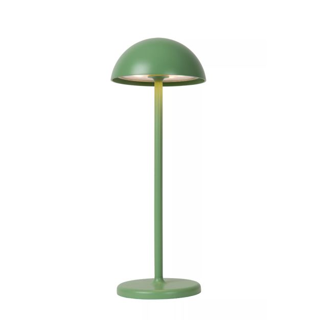 Lucide Joy - oplaadbare tafellamp - Ø 12 x 32 cm - 1,5W dimbare LED incl. - IP54 - groen