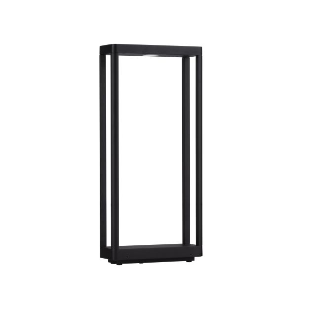 Nova Luce Cosmic - tuinpaal - 23 x 50 x 8,6 cm - 8W LED incl. - IP65 - donker antraciet