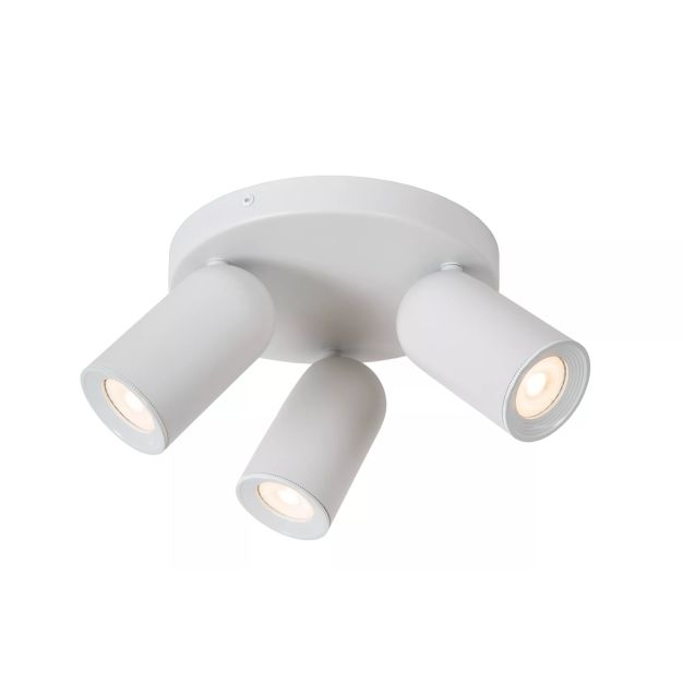Lucide Punch - opbouwspot - Ø 21 x 9,5 cm - wit