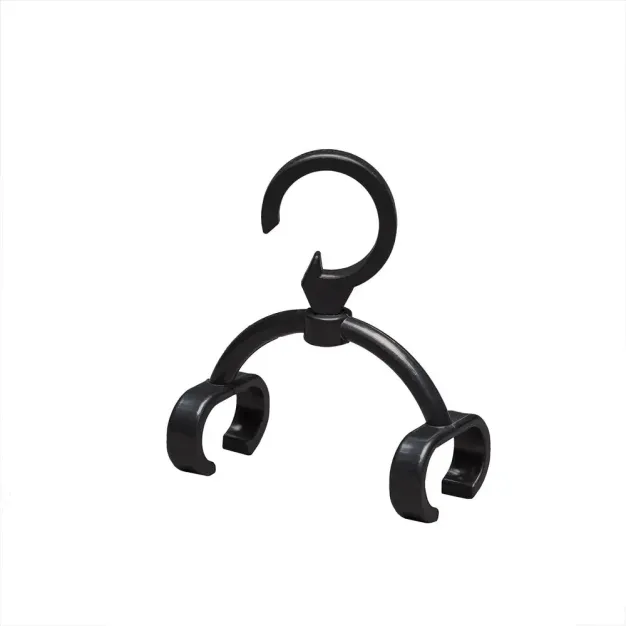 Konstsmide - ophanghaakjes voor lichtsnoer voor 2392 - 20 stuks - IP44 - zwart