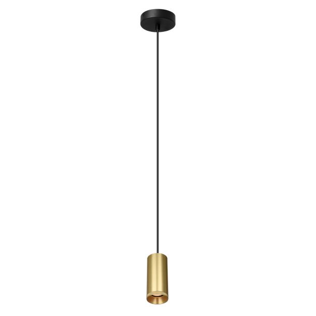 Artdelight Milano - hanglamp - Ø 6,5 x 150 cm - mat goud