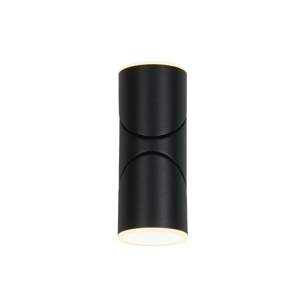 Searchlight Soho - buiten wandlamp - 7 x 17 cm - 12W LED incl. - IP65 - zwart