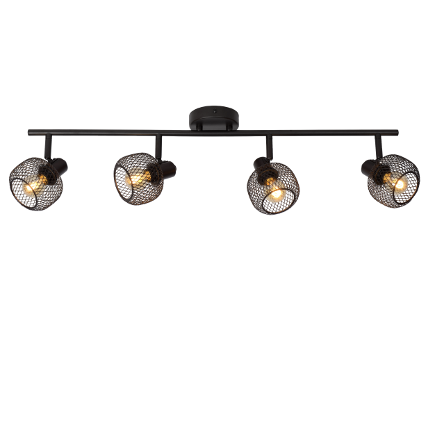 Lucide Maren - opbouwspot 4L - 76 x 17 x 15 cm - Zwart