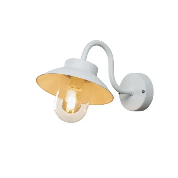 Konstsmide Vega Mini - buiten wandlamp - 22 x 36 x 24,5 cm - IP44 - wit