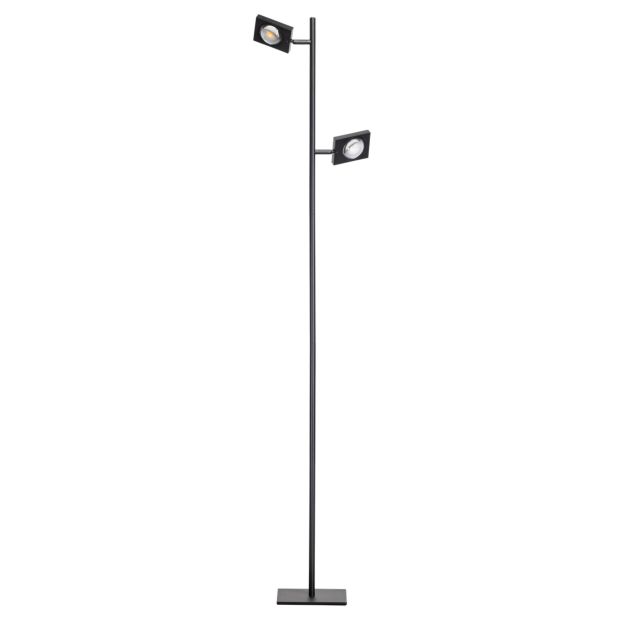 ETH Jake - vloerlamp - 31 x 150 cm - 20W LED incl. - zwart