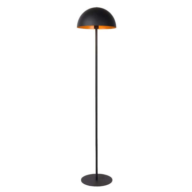 Lucide Siemon - staanlamp - Ø35 x 160 cm - zwart