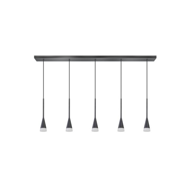 ETH Defender - hanglamp - 12 x 200 cm - zwart