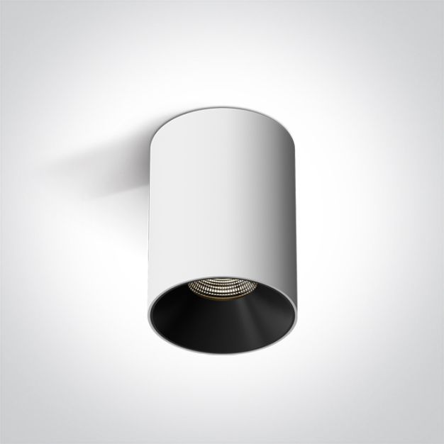 ONE Light Wall & Ceiling LED - opbouwspot 1L - Ø 6 x 8 cm - 7W LED incl. - wit
