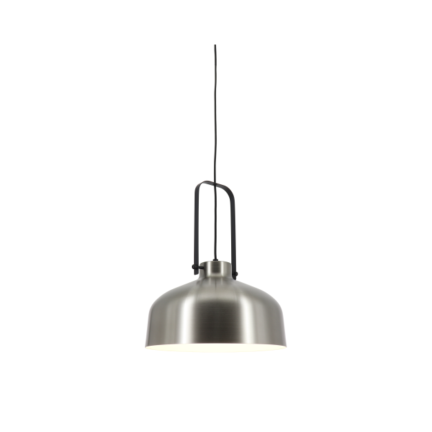 Artdelight Mendoza - hanglamp - Ø 37,5 x 176 cm - staal en zwart