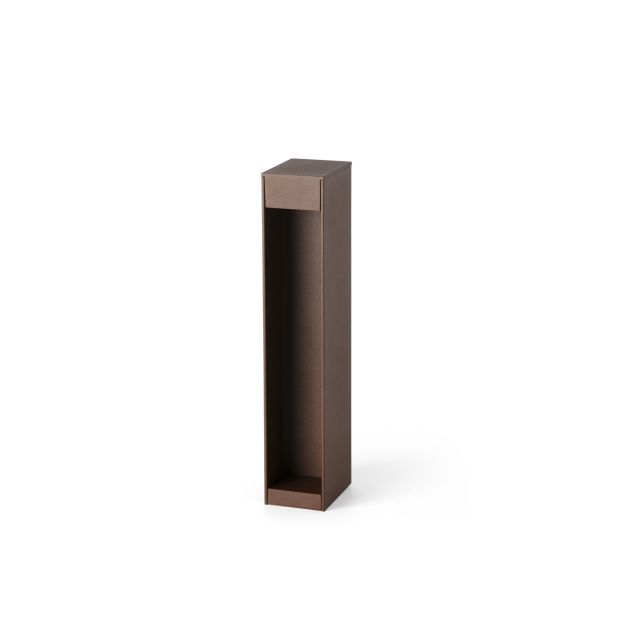 Faro Cerler - tuinpaal - 9 x 35 cm - 9W LED incl. - IP65 - roestbruin