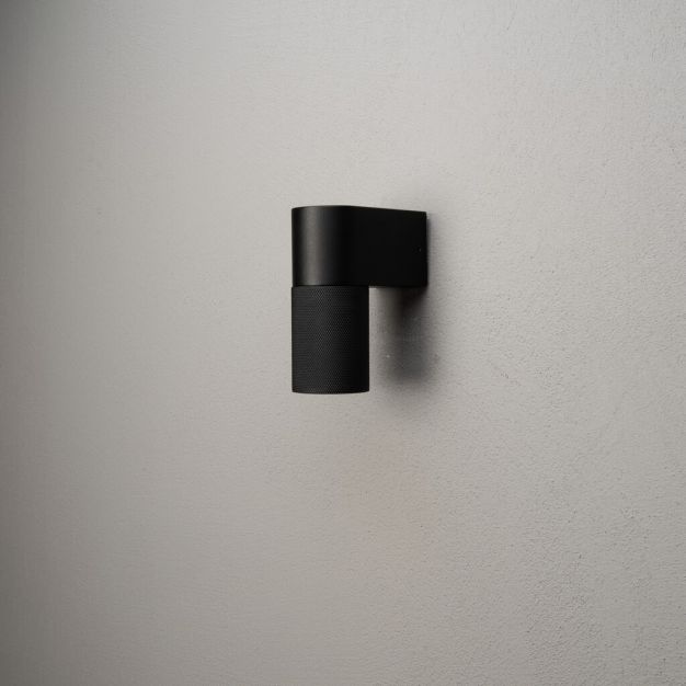 Konstsmide Temi Down - buiten wandlamp - 6,5 x 11,5 x 14,5 cm - IP54 - zwart