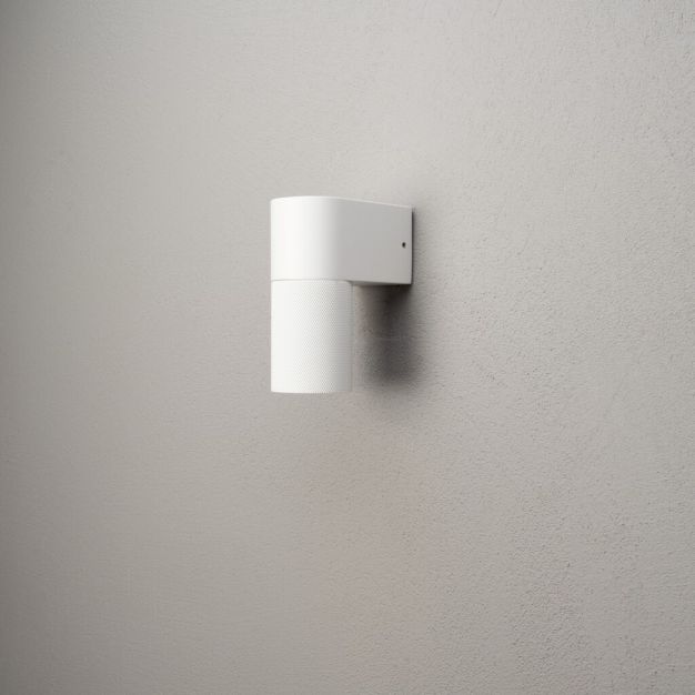 Konstsmide Temi Down - wandlamp buiten - 6,5 x 11,5 x 14,5 cm - IP54 - wit