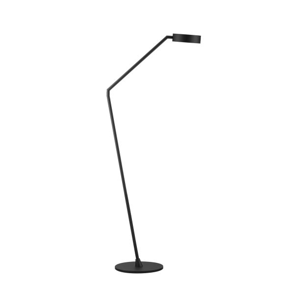 Nova Luce Afi - vloerlamp - Ø 35 x 170 cm - 23W dimbare LED incl. - zwart