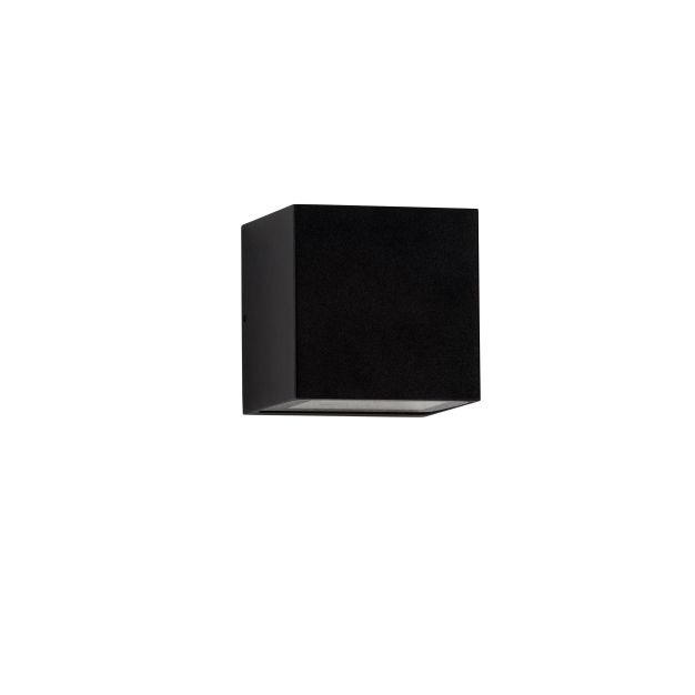 Nova Luce Rob - buiten wandverlichting - 12 x 12 x 12 cm - 11W LED incl. - IP54 - zandzwart