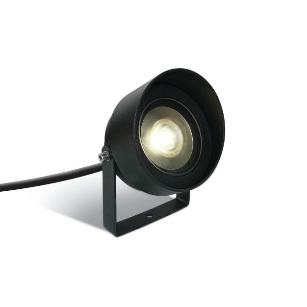 ONE Light Garden Round Spots - grondspot op piek - Ø 12,4 x 13,5 cm - 14W LED incl. - IP65 - antraciet