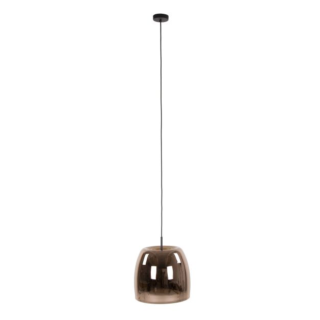 Vico Drift Glass - hanglamp - Ø 35 x 150 cm - koper