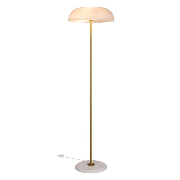 Design For The People Glossy - vloerlamp - Ø 40 x 143 cm - wit