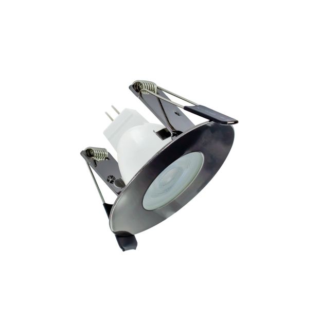 Integral LED mini - inbouwspot - Ø 64 mm, Ø 45 mm inbouwmaat - IP65 - zwart chroom