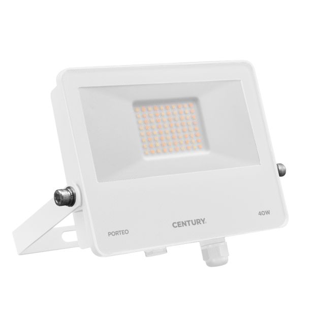 Century Italia Porteo CCT - verstraler - 22,4 x 3,6 x 20,3 cm - 40W LED incl. - instelbare lichtkleur - IP65 - wit
