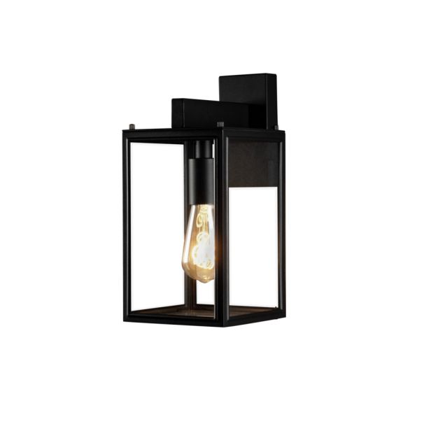 Konstsmide Capri - buiten wandlamp - 16,5 x 21 x 33 cm - IP44 - zwart