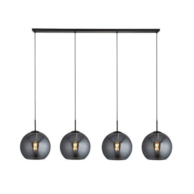 Searchlight Amsterdam - hanglamp - 175 x 30 x 240 cm - zwart