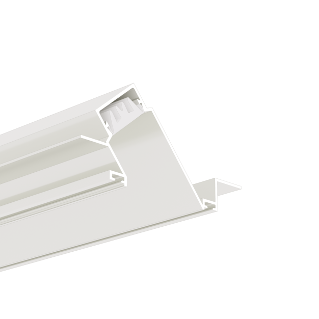 KLUS Dipoket - inbouw LED profiel voor 12,5 mm gipsplaat - 2,2 cm vensterbreedte - wit