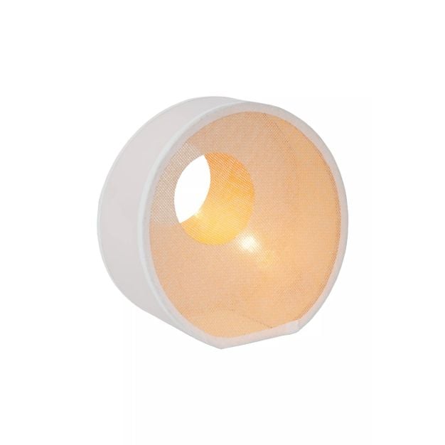 Lucide Loxia - tafellamp - 27,5 x 14 x 26,3 cm - wit/beige