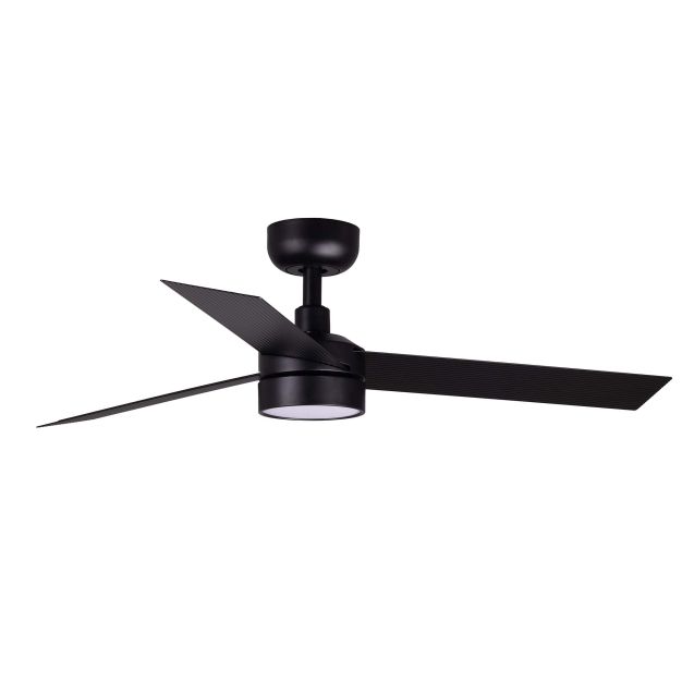 Faro Cruiser S - plafondventilator met licht en afstandsbediening - Ø 106 cm - 18W LED incl. - zwart