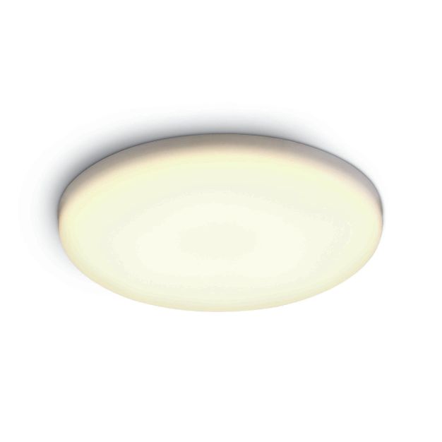 ONE Light Frameless IP65 Range - inbouwspot - Ø 215 mm, Ø 195 mm inbouwmaat - 30W LED incl. - IP65 - wit - warm witte lichtkleur