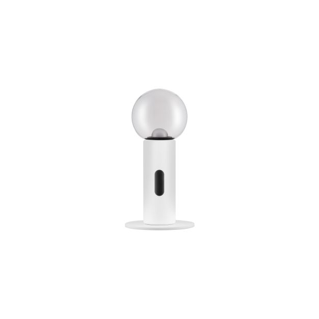 Nova Luce Chronos - tafellamp - Ø 15 x 30 cm - 11W dimbare LED incl. - wit