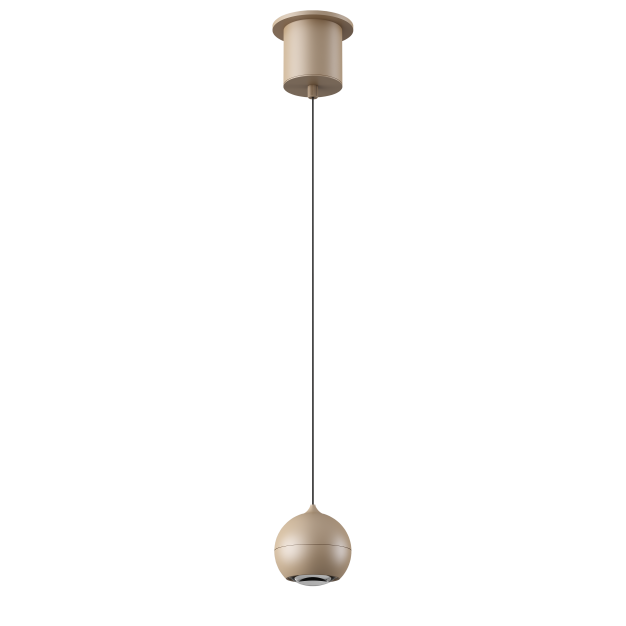 Artdelight Miami - hanglamp - Ø 10 x 218 cm - 10,8W dimbare LED incl. - champagne
