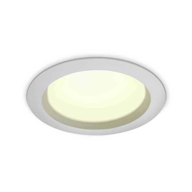 ONE Light Bathroom Downlights - inbouwspot - Ø 228 mm, Ø 210 mm inbouwmaat - 25W LED incl. - IP54 - wit - witte lichtkleur