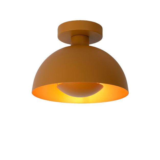 Lucide Siemon - plafondverlichting - Ø25 x 19 cm - okergeel