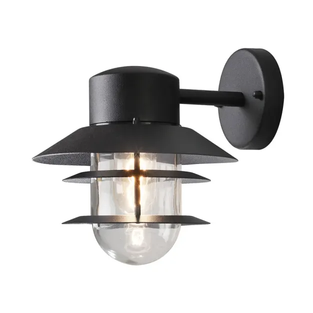 Konstsmide Modena  - buiten wandlamp - 22 x 26 x 24 cm - IP44 - zwart