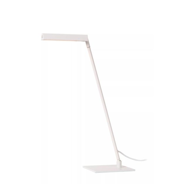 Lucide Lavale - tafellamp - 27,2 x 13 x 42,3 cm - 3W LED met dimfunctie incl. - wit