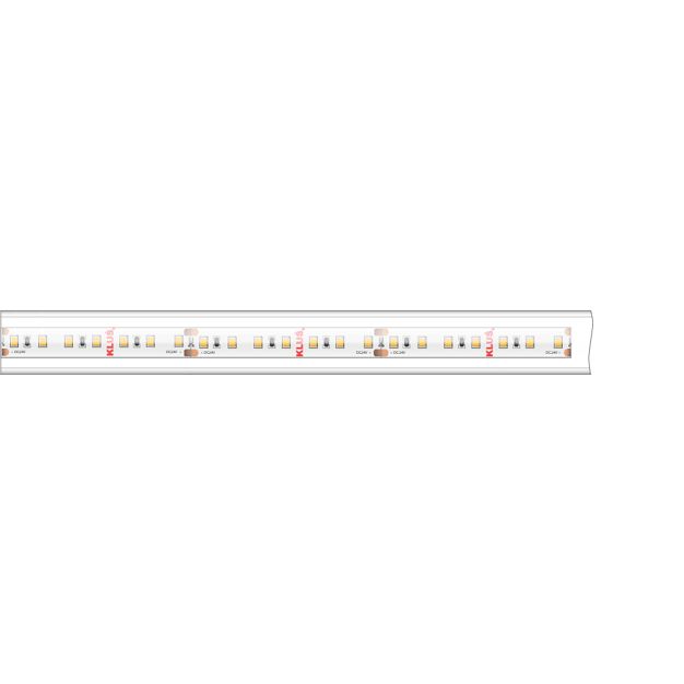 Klus LED strip - 1,67cm breed, 500cm lengte - 24Vdc - dimbaar -14,4W LED per meter - 140 LEDs per meter - IP65
