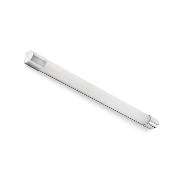 Faro Kiva 1200 - wandverlichting - 120 x 6,8 x 6,7 cm - 18W LED incl. - IP44 - chroom
