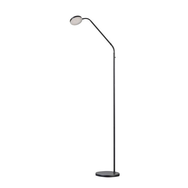 ETH Duuk - oplaadbaar vloerlamp - Ø 25 x 160 cm - 6W dimbaar LED incl. - zwart