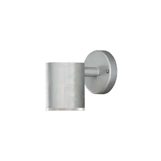 Konstsmide Ull - buiten wandlamp  - 11,5 x 15,5 x 18 cm - IP54 - zilver