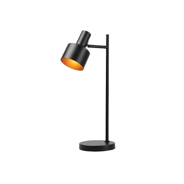 Artdelight Twinkle - taffellamp - 18 x 25 x 58 cm - zwart